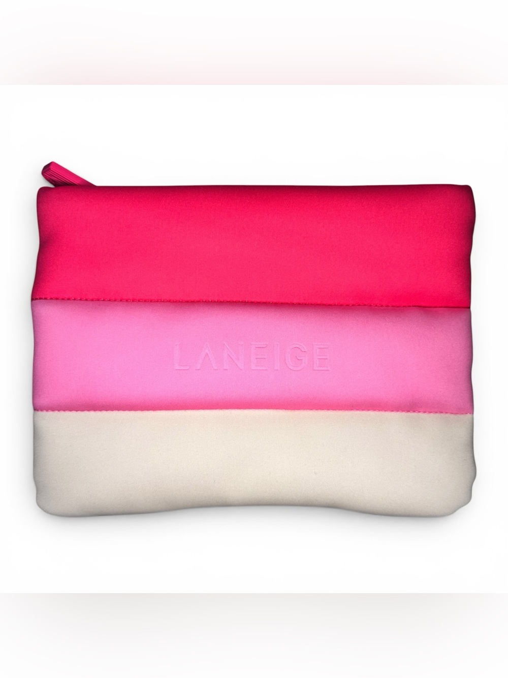 LANEIGE Strawberry Shortcake Pink & Hot Pink Women’s Cosmetic Pouch New No Tags